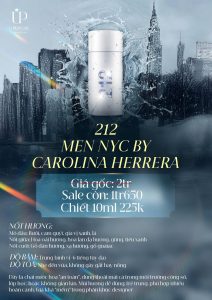 Nước Hoa Nam Carolina Herrera 212 Men NYC