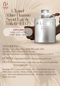 Nước Hoa Nam Chanel Allure Homme Sport EDT 100ml