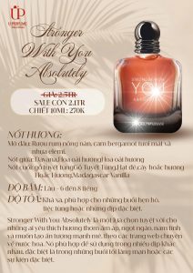 Nước Hoa Nam Emporio Armani Stronger With You Absolutely
