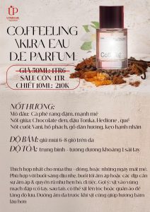 Nước Hoa Unisex Kira Parfum Coffeeling EDP 50ml