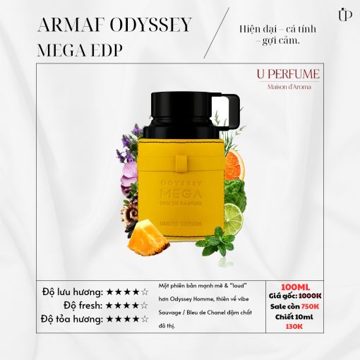 Nước Hoa Nam Armaf Odyssey Mega EDP