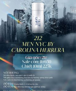 Nước Hoa Nam Carolina Herrera 212 Men NYC
