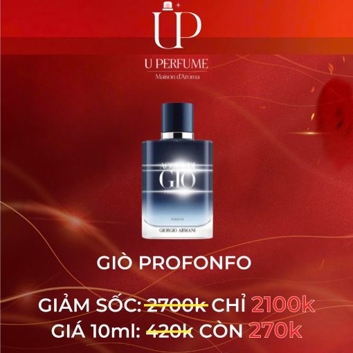 Nước Hoa Nam Giorgio Armani Acqua Di Giò Profondo 75ml