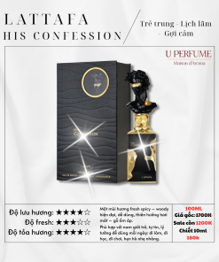 Nước Hoa Nam Lattafa His Confession EDP