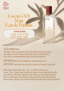 Nước Hoa Nam Loewe 001 Man