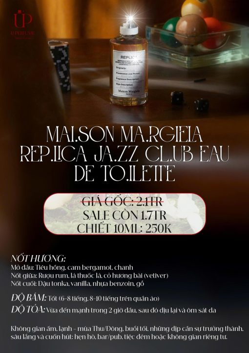 Nước Hoa Nam Maison Margiela Replica Jazz Club