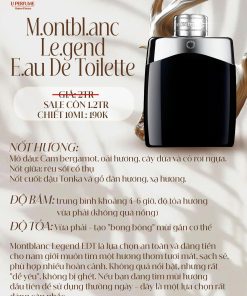 Nước Hoa Nam MontBlanc Legend EDT