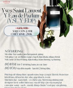 Nước Hoa Nam Yves Saint Laurent YSL Y EDP 100ml