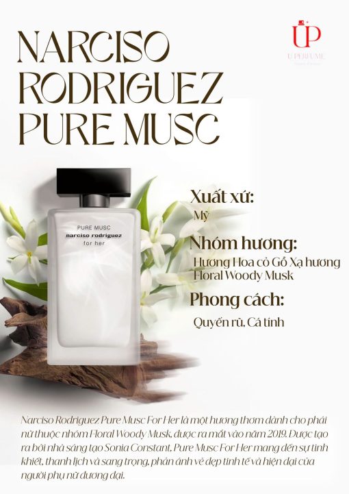 Nước Hoa Nữ Narciso Rodriguez Pure Musc For Her EDP 100ml