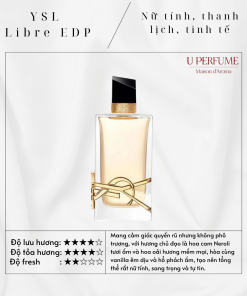 Mua Nước hoa nữ Yves Saint Laurent YSL Libre EDP 90ml chính hãng tại UPerfume Đà Nẵng – nước hoa nữ cao cấp, lưu hương bền lâu 7–10h. Giao nhanh freeship toàn quốc, cam kết Authentic, hỗ trợ đổi trả.