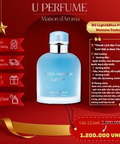 Nước hoa nam Dolce & Gabbana Light Blue Pour Homme Tester 125ml