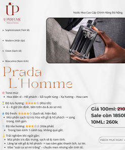 Nước Hoa Nam Prada L’Homme EDT 100ml Chính Hãng | Uperfume Đà Nẵng
