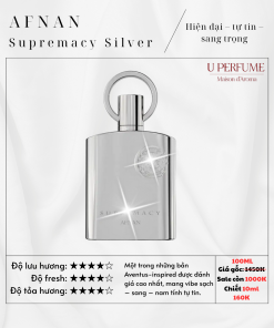 Nước Hoa Nam Afnan Supremacy Silver