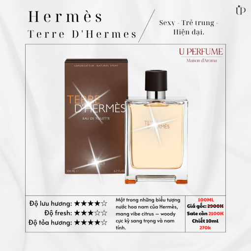 Nước Hoa Nam Hermes Terre d’Hermes