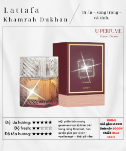 Nước Hoa Nam Lattafa Khamrah Dukhan EDP Chính Hãng
