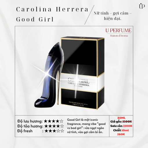 Nước Hoa Nữ Carolina Herrera Good Girl