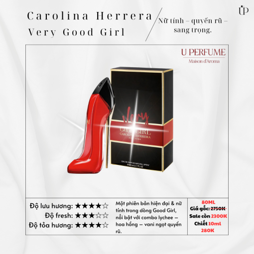 Nước Hoa Nữ Carolina Herrera Very Good Girl 80ML
