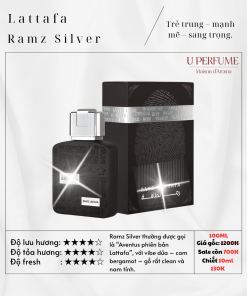 Nước Hoa Unisex Lattafa Ramz Silver EDP