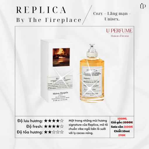 Nước Hoa Unisex Maison Margiela Replica By The Fireplace