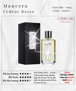 Nước Hoa Unisex Mancera Cedrat Boise EDP
