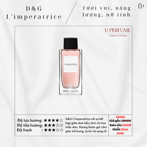 Nước Hoa Nữ Dolce & Gabbana D&G L’Imperatrice