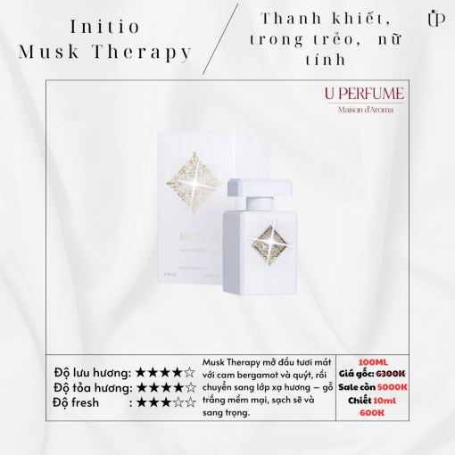 Nước Hoa Unisex Initio Musk Therapy Extrait De Parfum