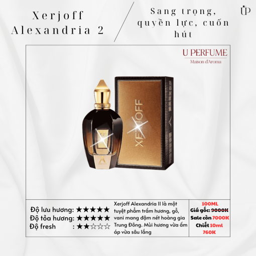 Nước Hoa Unisex Xerjoff Alexandria II