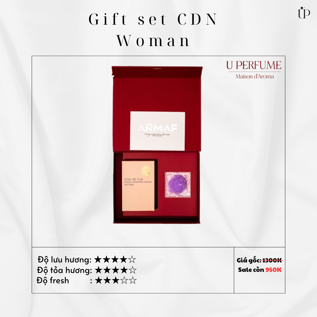 Set Nước Hoa Nữ Twinkle Box Nước Hoa Nữ Armaf Club De Nuit Woman