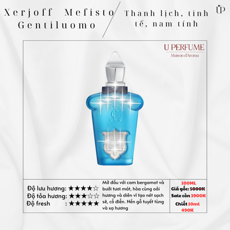 Nước Hoa Nam Xerjoff Casamorati Mefisto Gentiluomo EDP