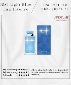 Nước Hoa Nữ Dolce & Gabbana D&G Light Blue Eau Intense