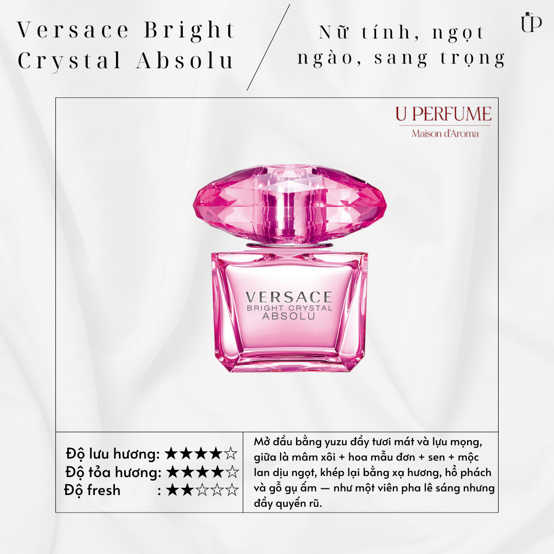 Nước Hoa Nữ Versace Bright Crystal Absolu