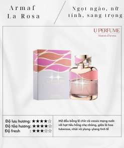 Nước hoa nữ Armaf La Rosa Pour Femme EDP