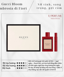 Set Nước Hoa Nữ Gucci Bloom Ambrosia Di Fiori ( 100ml + 10ml )