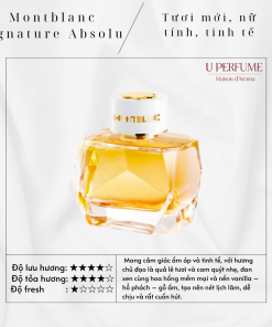 Nước Hoa Nữ Mont Blanc Signature Absolue