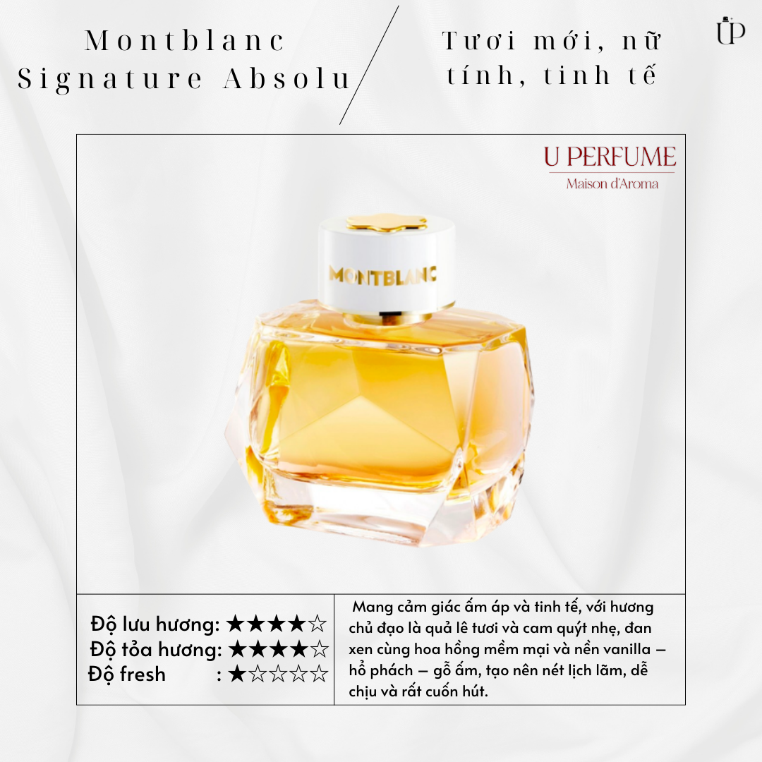 Nước Hoa Nữ Mont Blanc Signature Absolue