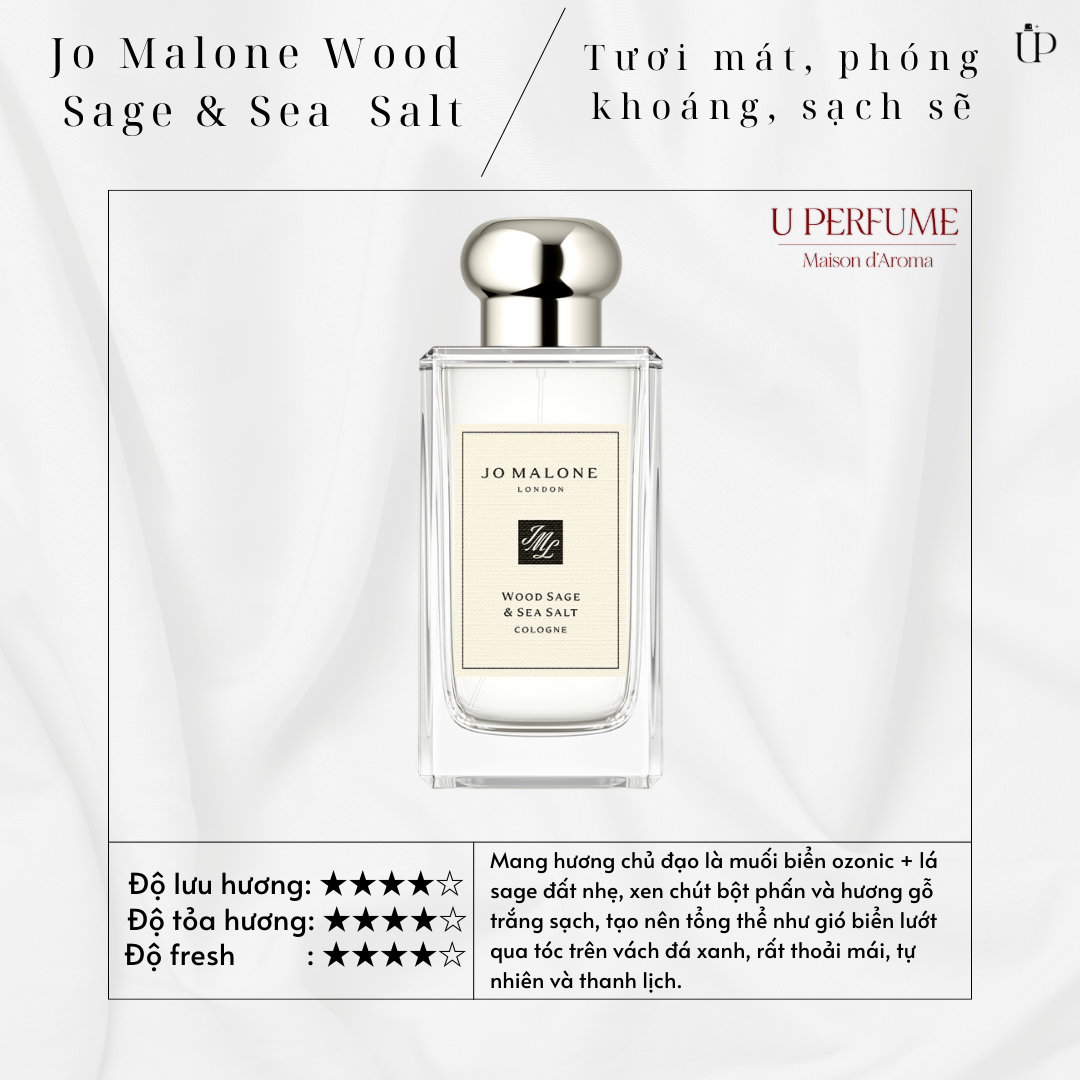Nước Hoa Unisex Jo Malone Wood Sage & Sea Salt