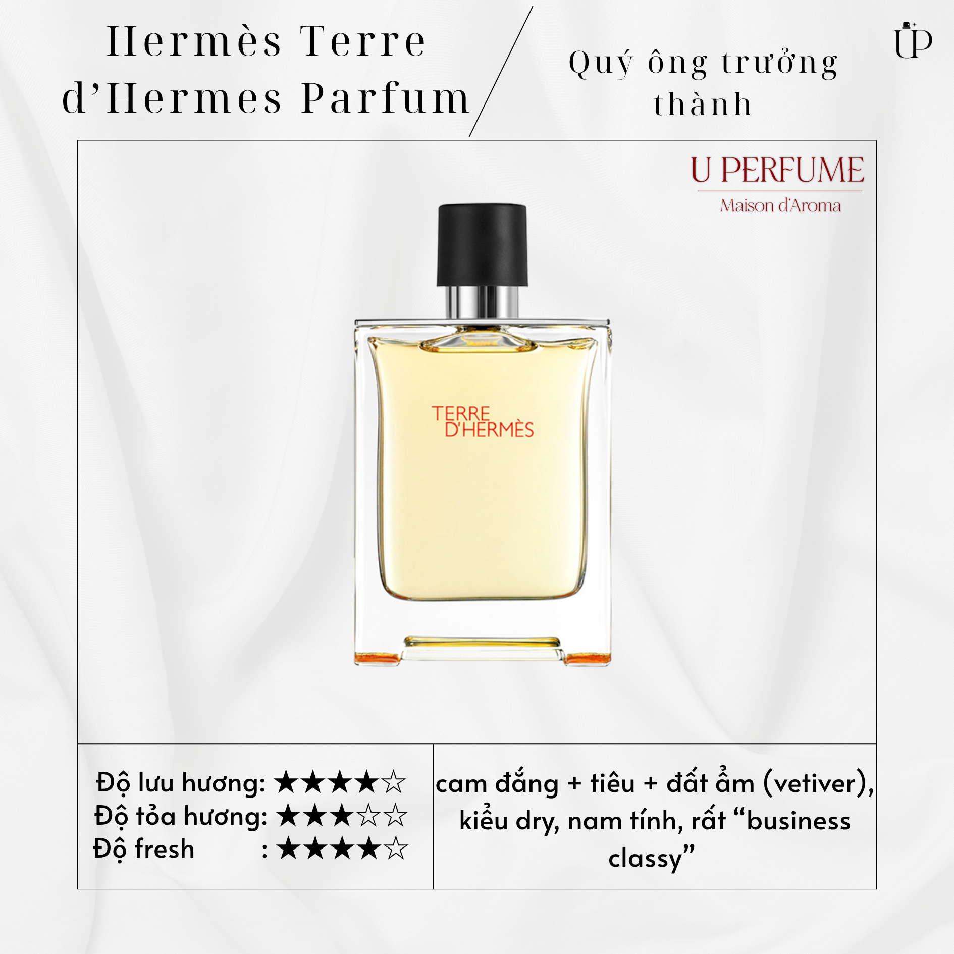Nước Hoa Nam Hermès Terre d’Hermes Parfum
