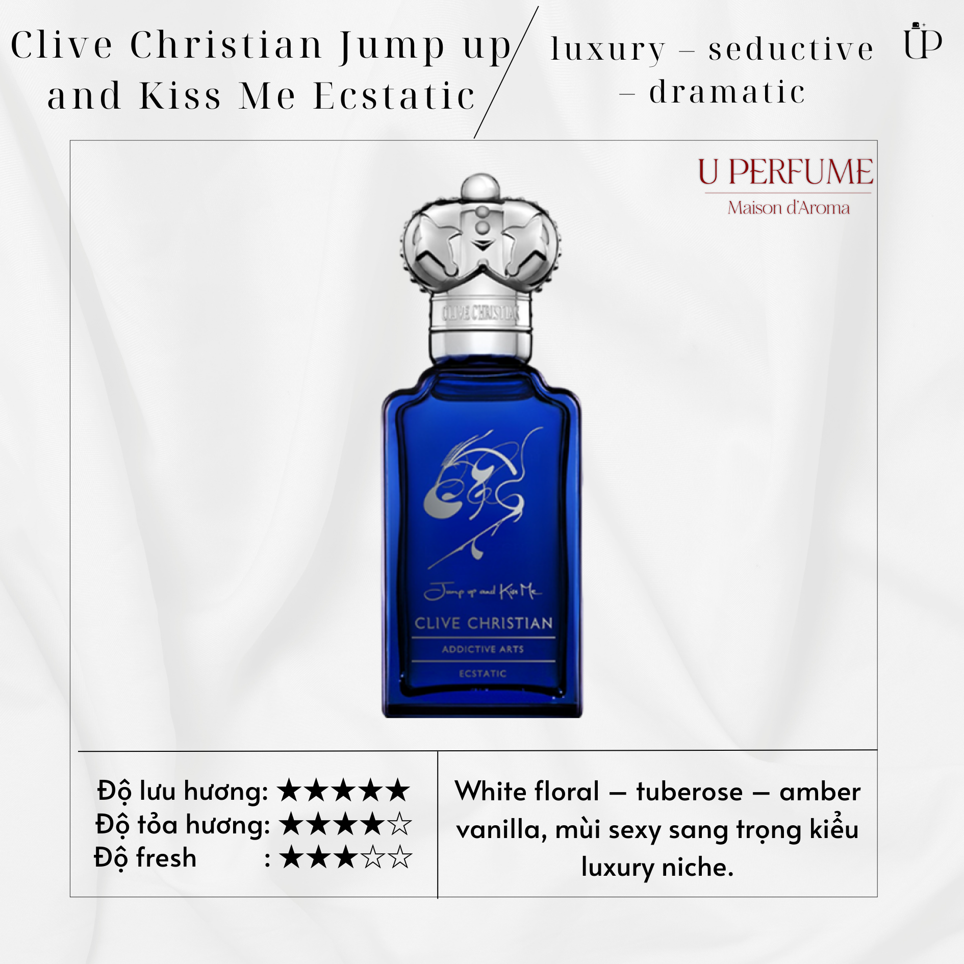 Nước Hoa Unisex Clive Christian Jump Up And Kiss Me Ecstatic
