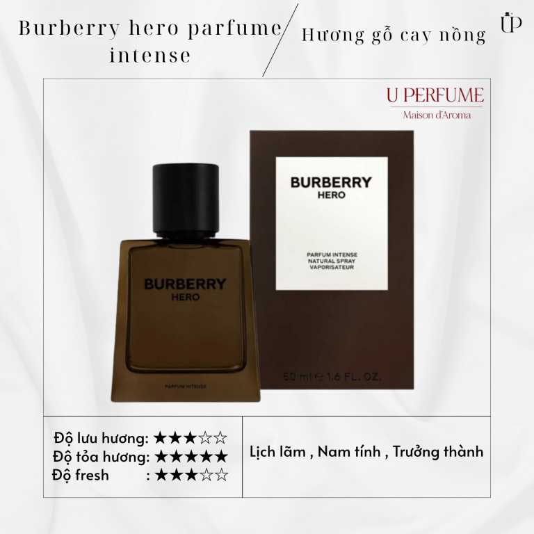 Nước Hoa Nam Burberry Hero Parfum Intense