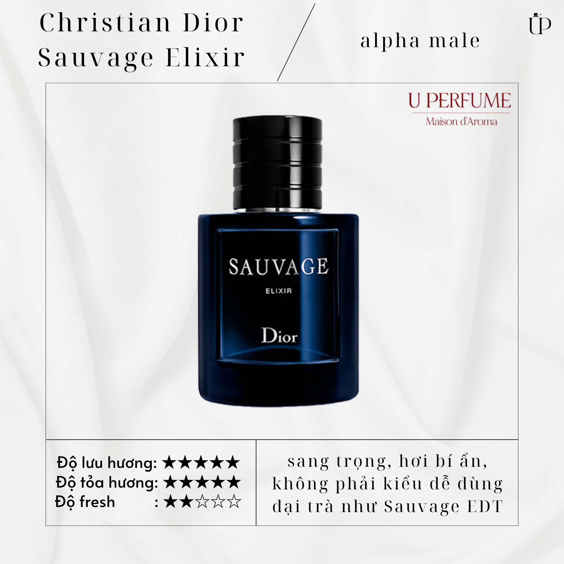 Nước Hoa Nam Christian Dior Sauvage Elixir