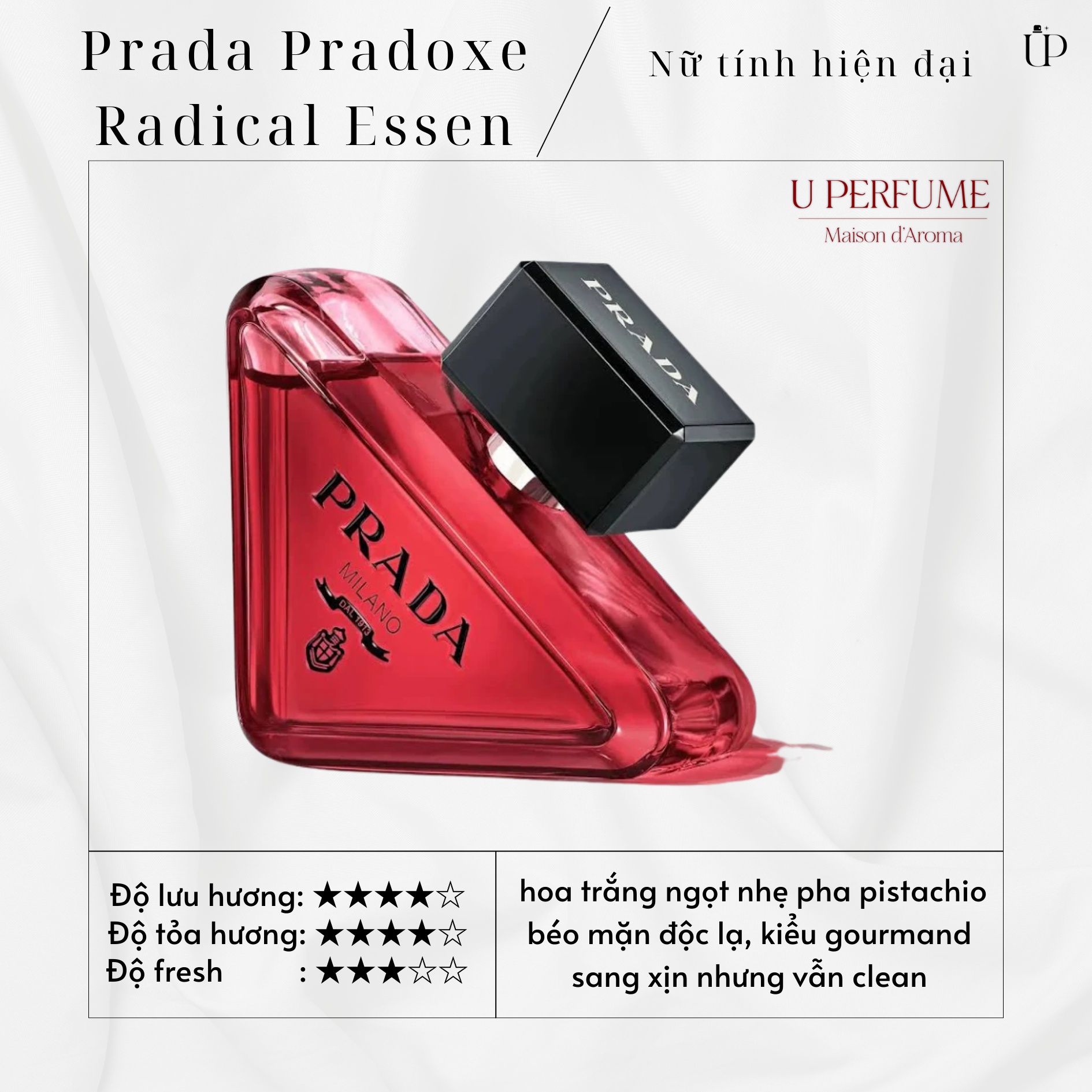 Nước Hoa Nữ Prada Paradoxe Radical Essence