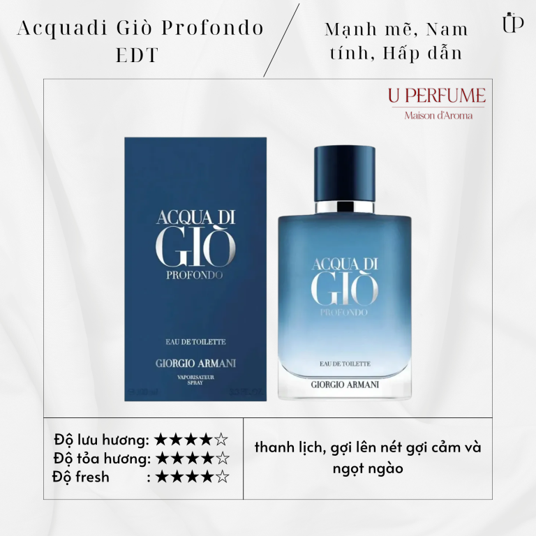 Nước Hoa Nam Giorgio Armani Acqua Di Gio Profondo EDT