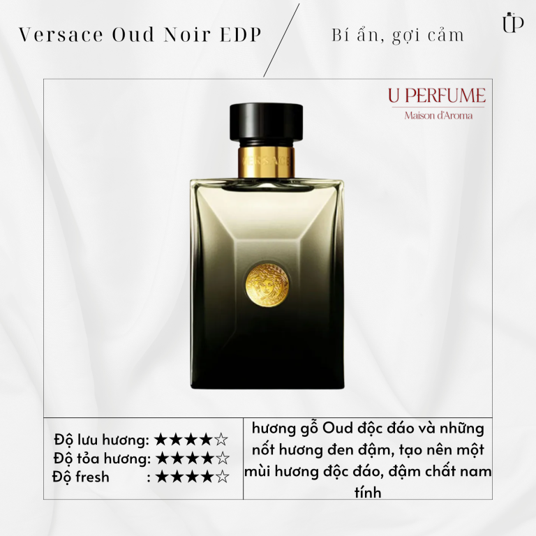 Nước Hoa Nam Versace Oud Noir EDP