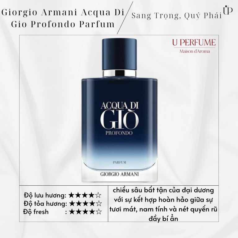 Nước Hoa Nam Giorgio Armani Acqua Di Gio Profondo Parfum